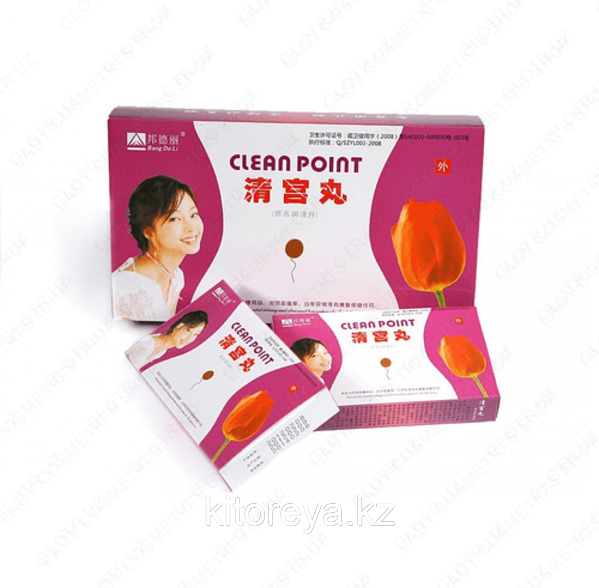 ТАМПОНЫ CLEAN POINT ( ТЮЛЬПАН ) 6ШТ