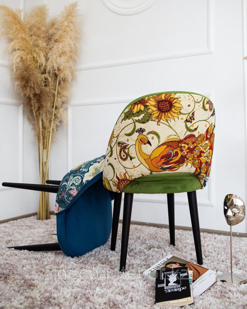 Мебельная ткань Гобелен в русском стиле с жар-птицей