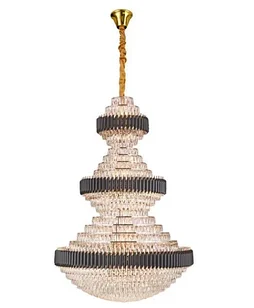 Люстра лофт неоклассика SY6018-D1200 49xE14CRYSTL+BK M(TEKAVIZE)1