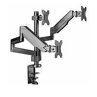Настольный кронштейн для трех мониторов с газлифтом