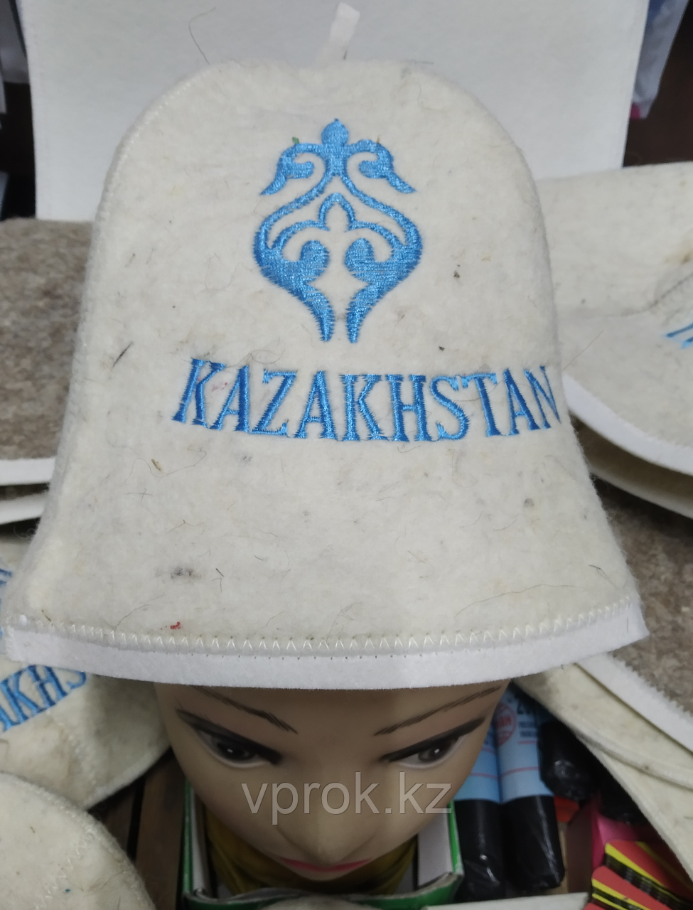 Шапка войлочная для бани "Kazakhstan" - фото 1 - id-p97968556