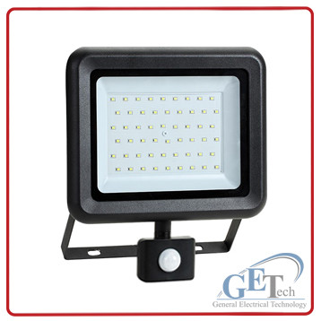 LED Прожектор светодиодный TITAN FOX с датчиком движения 10W, 30W, 50W 6500К IP44