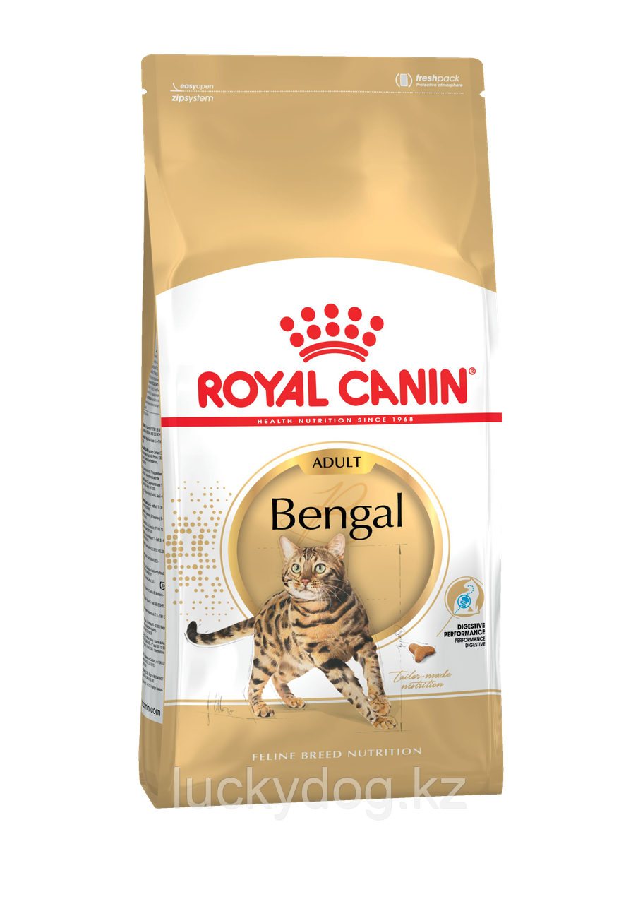 Royal Canin Bengal Adult, 400г Роял Канин сухой корм для взрослых кошек бенгальской породы