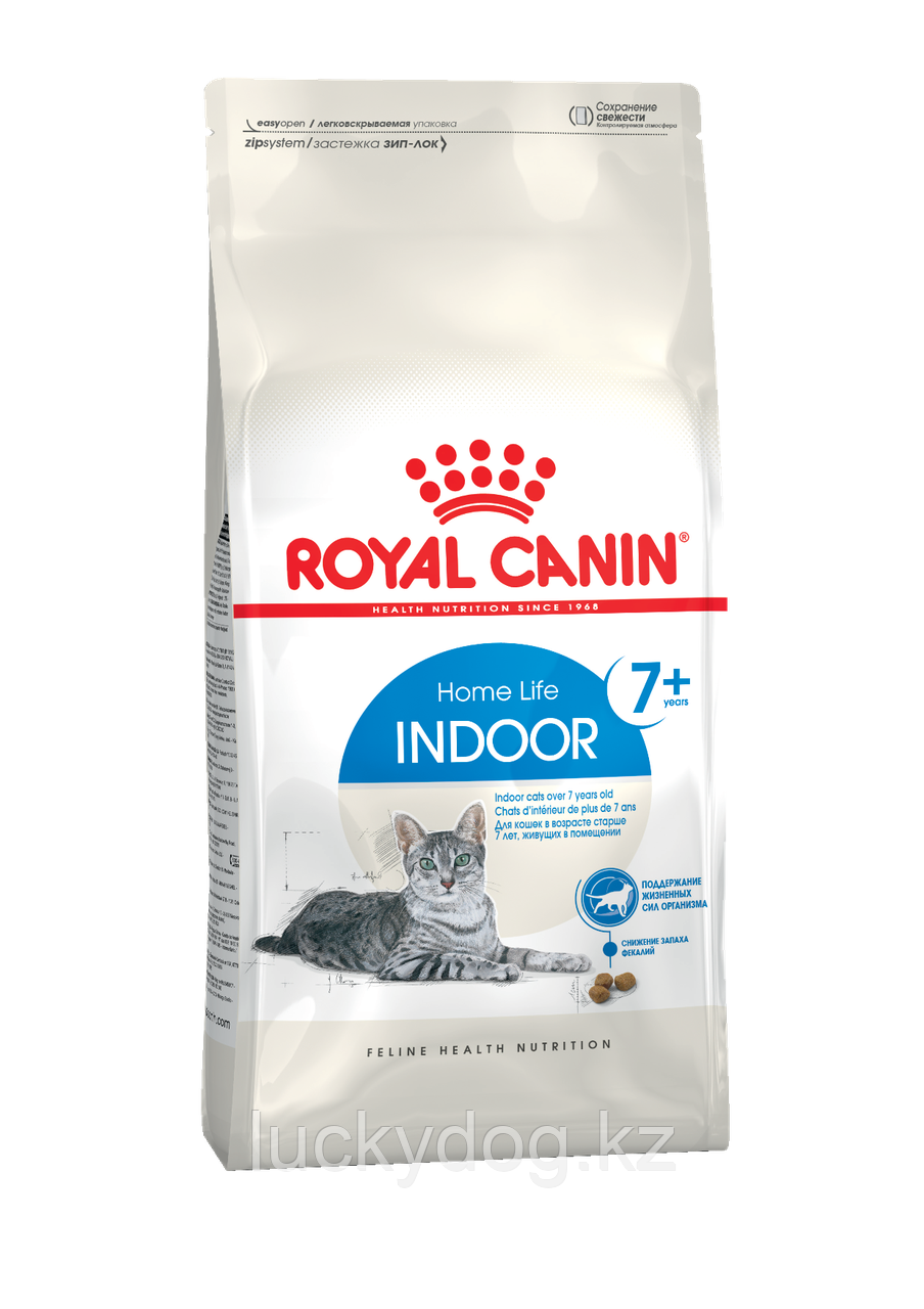 Royal Canin Indoor +7 Mature (1.5 кг) Сухой корм Роял Канин для пожилых кошек живущих в помещении