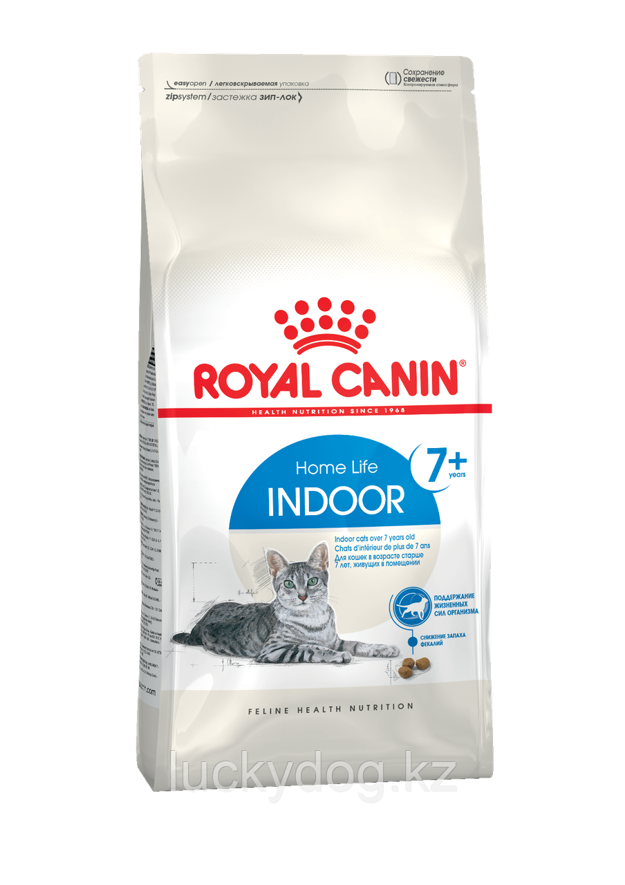 Royal Canin Indoor +7 Mature (400г) Сухой корм Роял Канин для пожилых кошек живущих в помещении