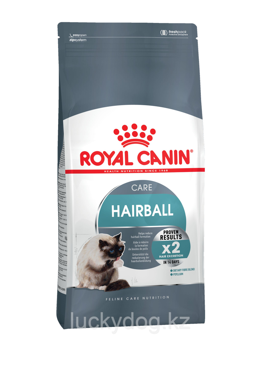 Royal Canin HairBall (10кг) Сухой корм Роял Канин для кошек для выведения волосяных комочков