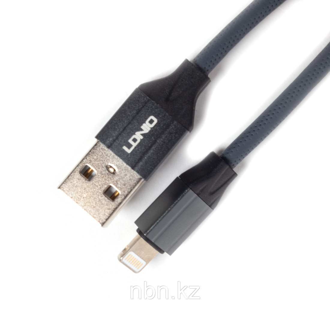 Интерфейсный кабель LDNIO Lightning LS441 TPE Алюминий 1м Серый, фото 1