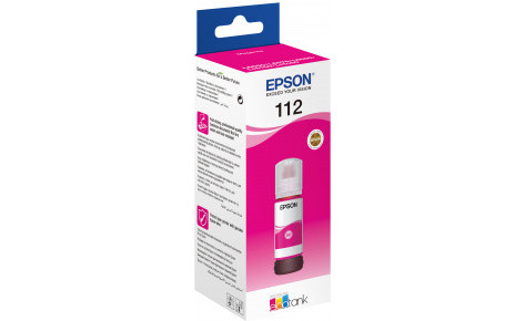 Epson C13T06C34A Контейнер с пурпурными чернилами 112 EcoTank для L11160 / L15150 / L15160 / L6490 / L6550 - фото 1 - id-p98005742