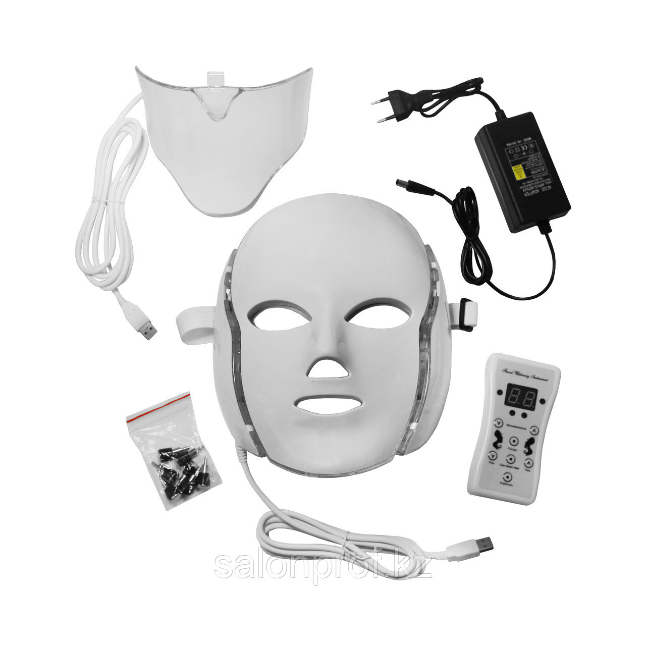 Аппарат Colorful LED Beauty Mask фотодинамической терапии для лица + шеи 7 цветов №97787(2) - фото 1 - id-p97835720