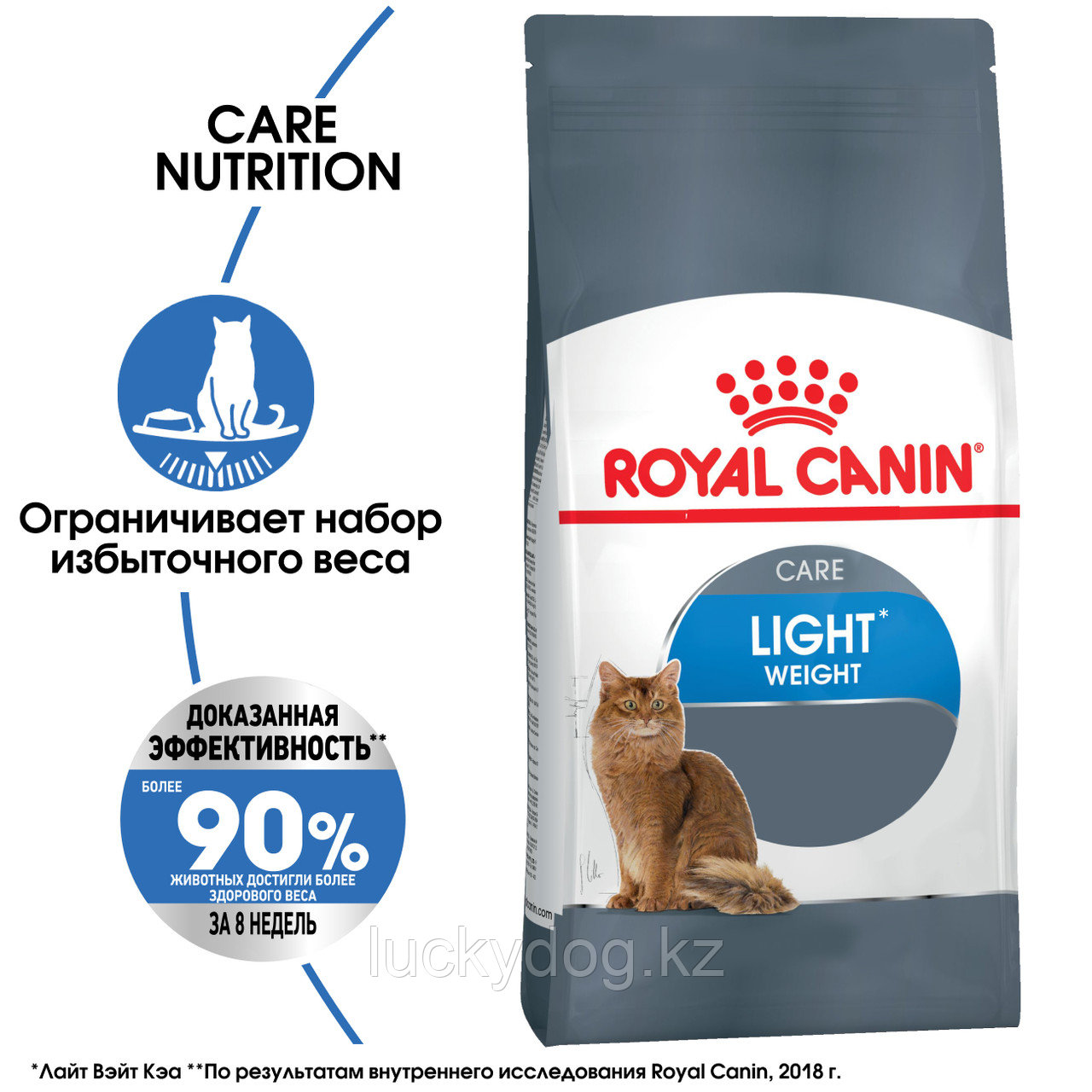 Royal Canin Light Weight (1кг на развес) Сухой корм для кошек, склонных к полноте - фото 1 - id-p73744434
