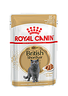 Royal Canin BRITISH SHORTHAIR Паучи для Британских Короткошерстных кошек (12 шт. по 85 гр)