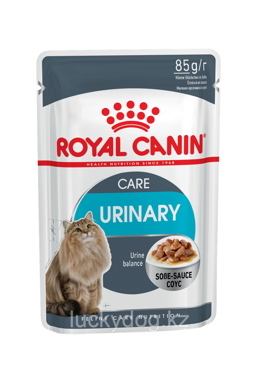 Royal Canin Urinary Care в соусе Паучи для кошек поддерживает работу мочевыделительной системы (12*85 гр)