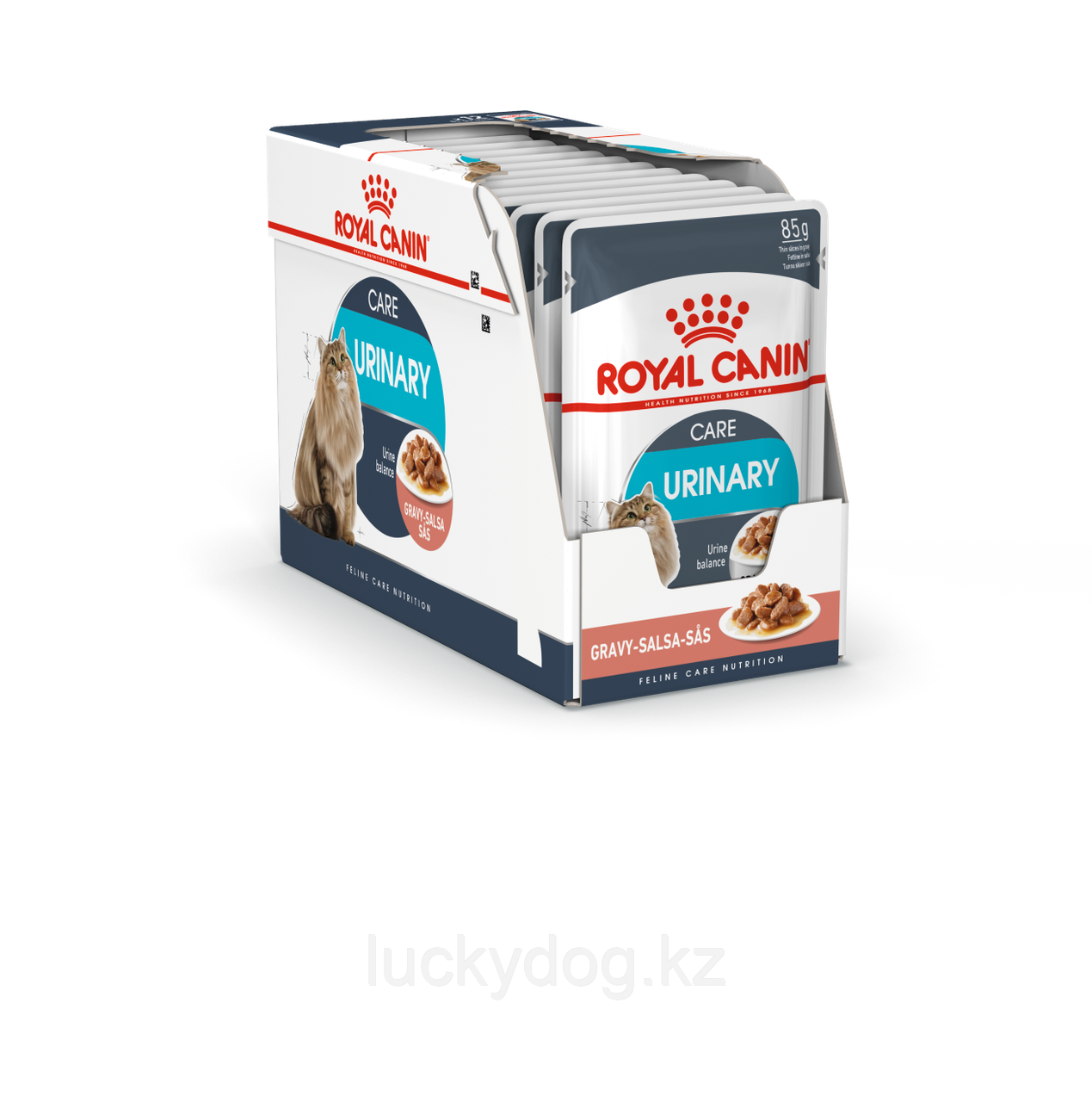 Royal Canin Urinary Care в соусе Паучи для кошек поддерживает работу мочевыделительной системы (12*85 гр) - фото 2 - id-p83265630