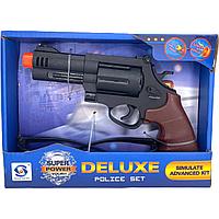 SY005/007 Револьвер со звуком и очками, Delux police set 19*14см