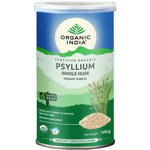 Псиллиум, порошок семян подорожника, 100 гр, Psyllium Whole Husk, для лечения запоров