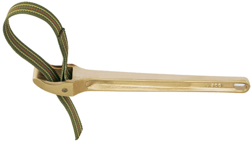 Искробезопасный трубный ключ ременный 300x425 - фото 1 - id-p98072447