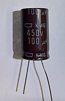 Электролитический конденсатор ELCAP 100mF 450V  22*35