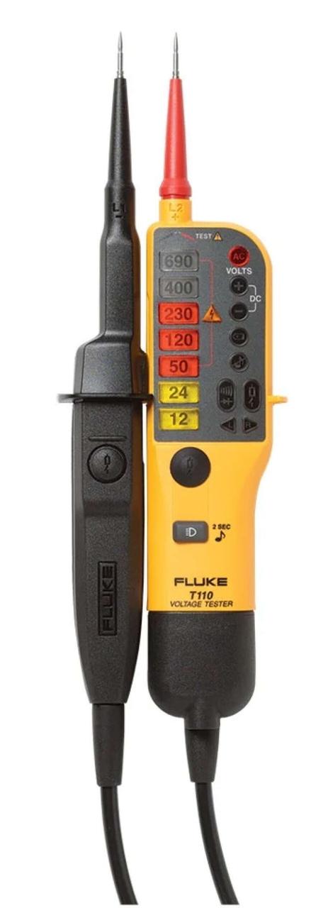 Fluke T110/VDE - Тестер-пробник с возможностью подключения нагрузки