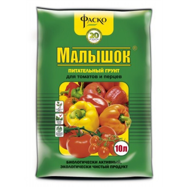 Почвогрунт Фаско для томатов и перца 10 л