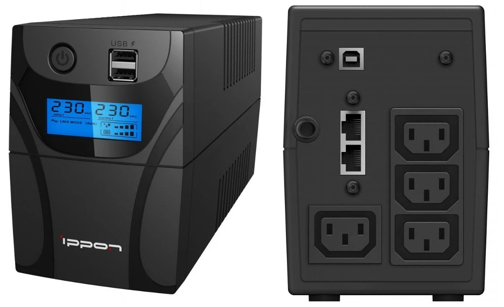 Блок питания ИБП Ippon Back Power Pro II 400 (1030291) купить с ...