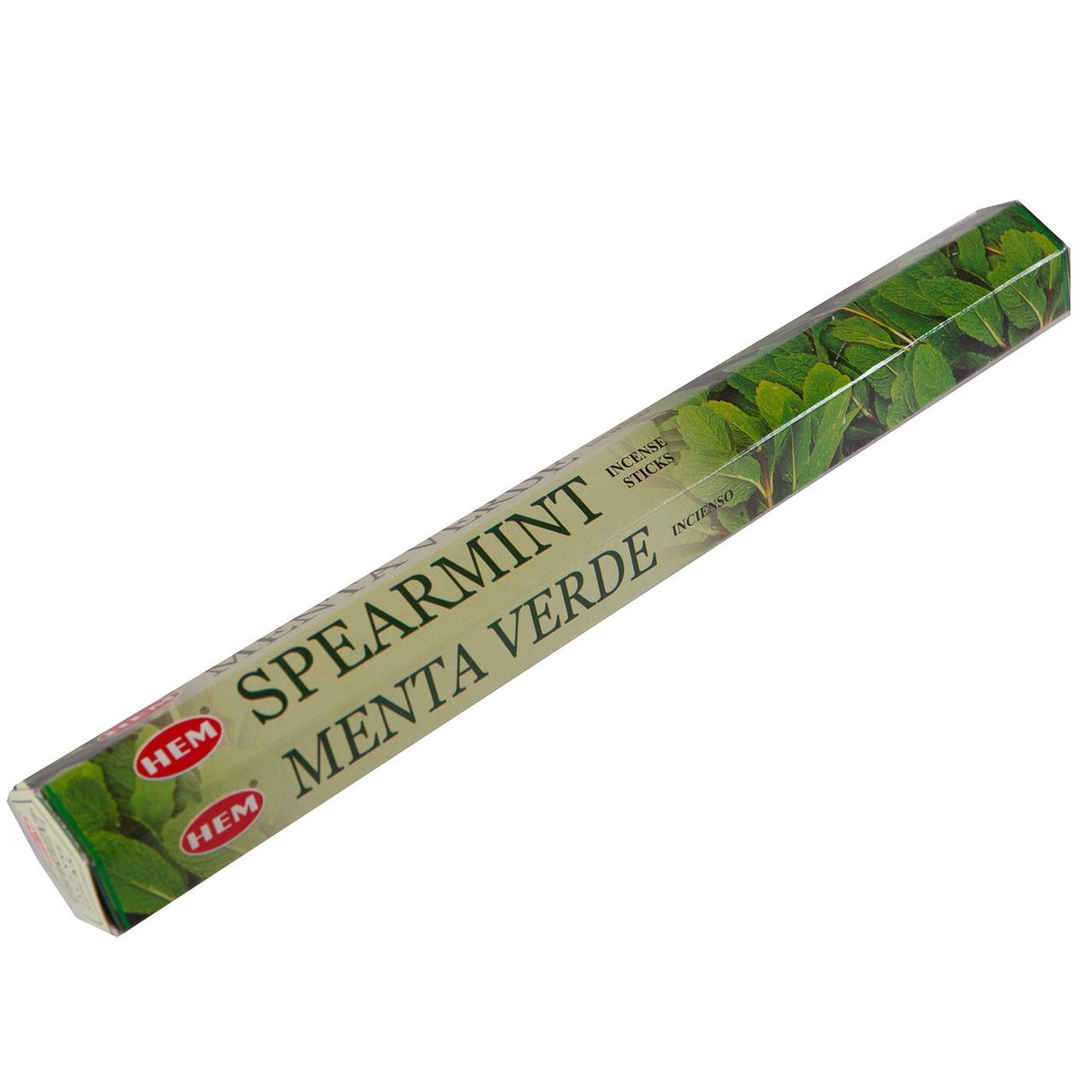 Благовония (ароматические палочки) Hem Мята (Spearmint), 20 палочек