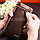 Портмоне визитница кошелек клатч Boweisi KH 339 коричневый, фото 5