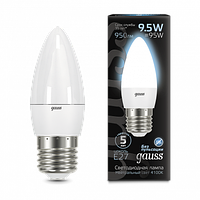 Лампа Gauss Свеча 9.5W 950lm 4100К E27 LED