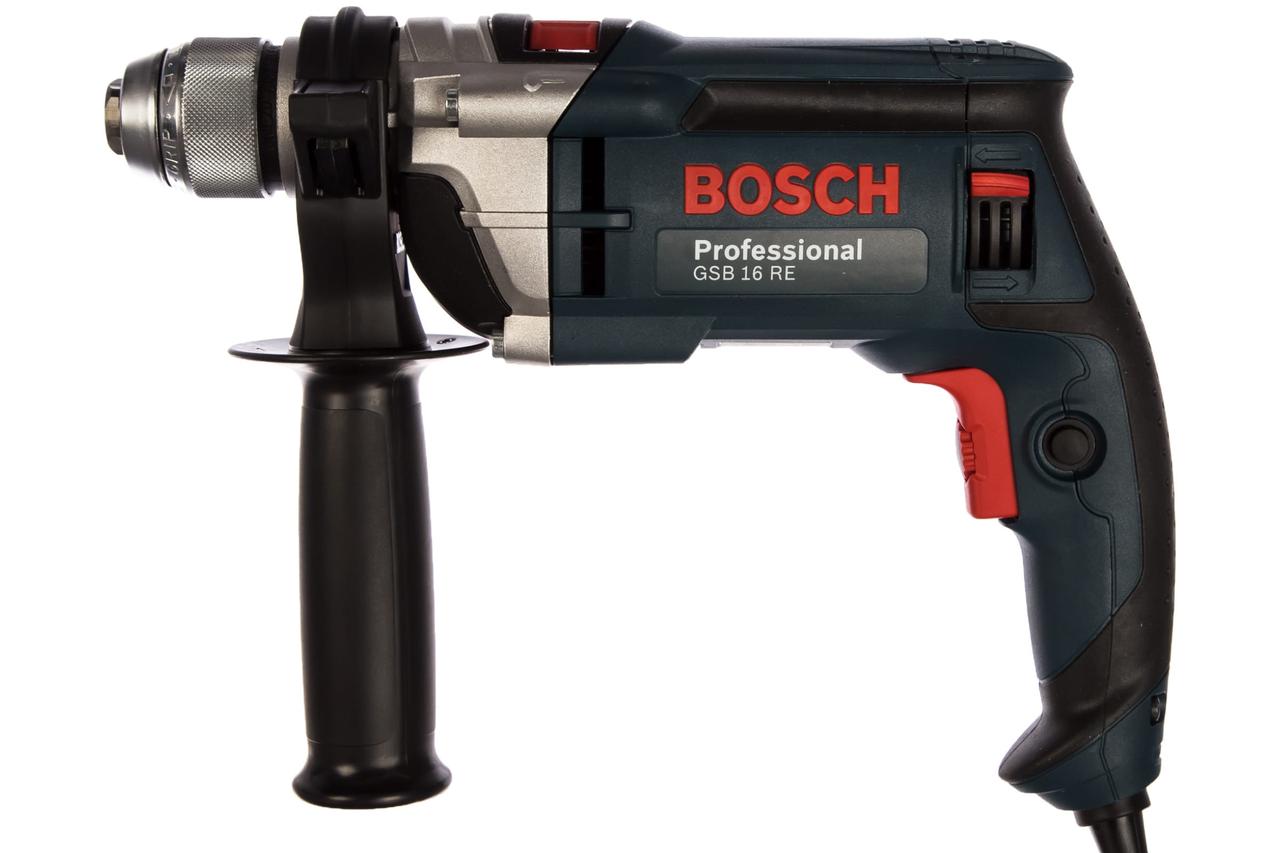 Дрель ударная Bosch GSB 16 RE Professional с БЗП (50345102) - фото 1 - id-p95900667