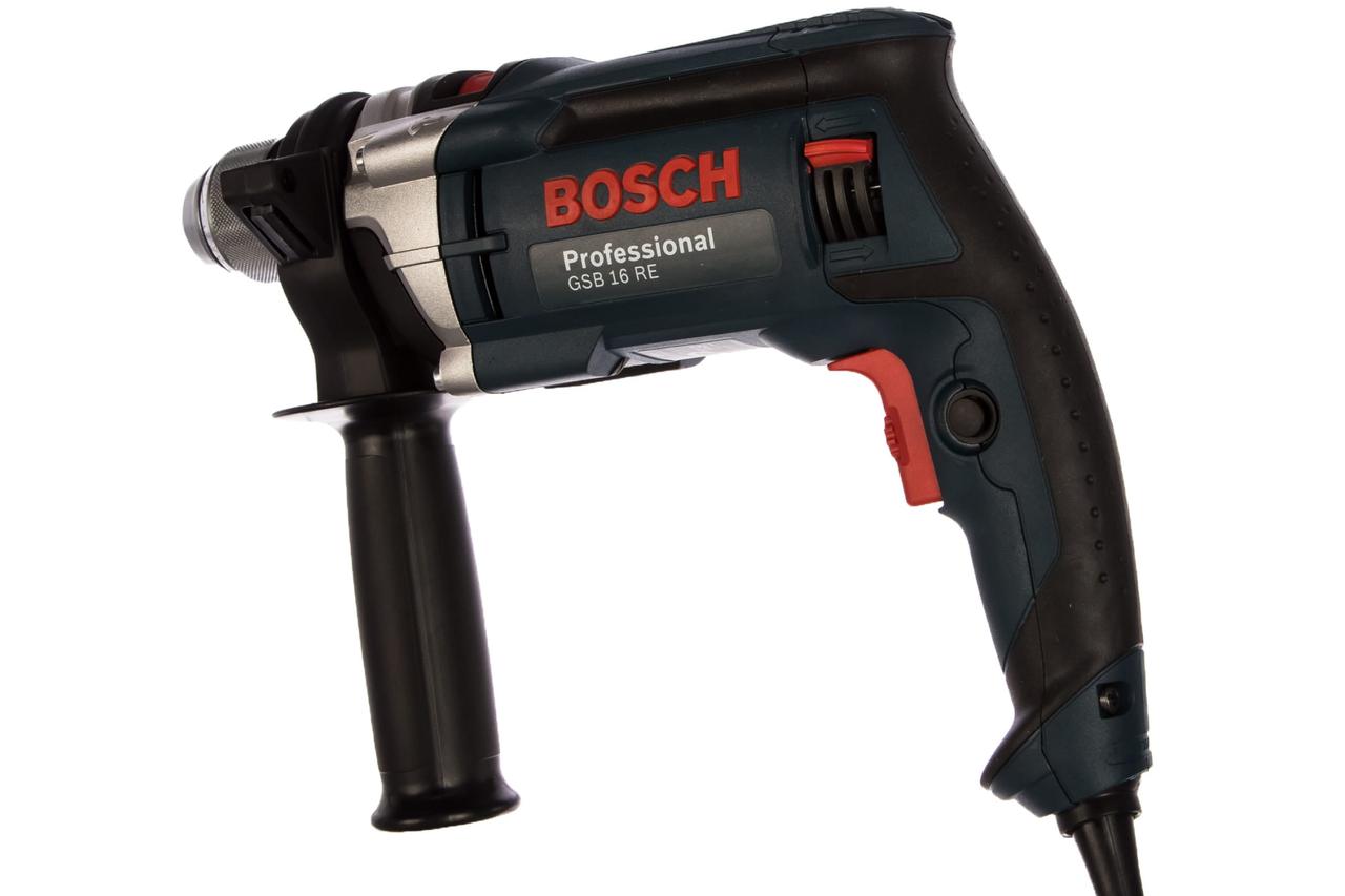 Дрель ударная Bosch GSB 16 RE Professional с БЗП (50345102) - фото 3 - id-p95900667