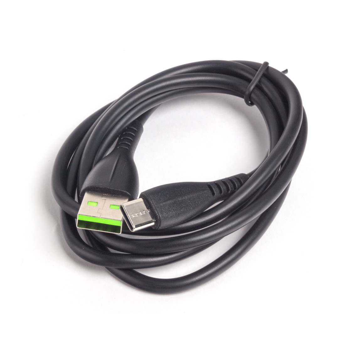 Интерфейсный кабель Awei Type-C CL-115T 2.4A 1m Чёрный - фото 2 - id-p98085610