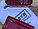 Красный кожаный кошелёк KARYA, фото 5