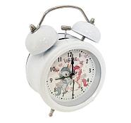 Часы-будильник с подсветкой в винтажном стиле «Double Bell» (Черный), фото 9