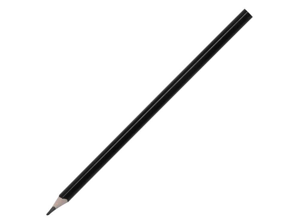 Трехгранный карандаш Conti из переработанных контейнеров, черный - фото 1 - id-p98094810