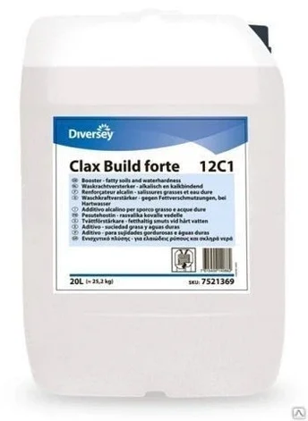 Щелочной усилитель Clax Build forte 12C1 Моющее средство, фото 2