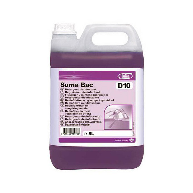 Универсальное моющее и дезинфецирующее средство (5л) SUMA BAC D10 5 kg - фото 1 - id-p97744734