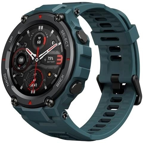 Смарт-часы ударопрочные, водонепроницаемые, GPS Amazfit T-Rex Pro A2013, цвет Стальной Синий - фото 1 - id-p98102080