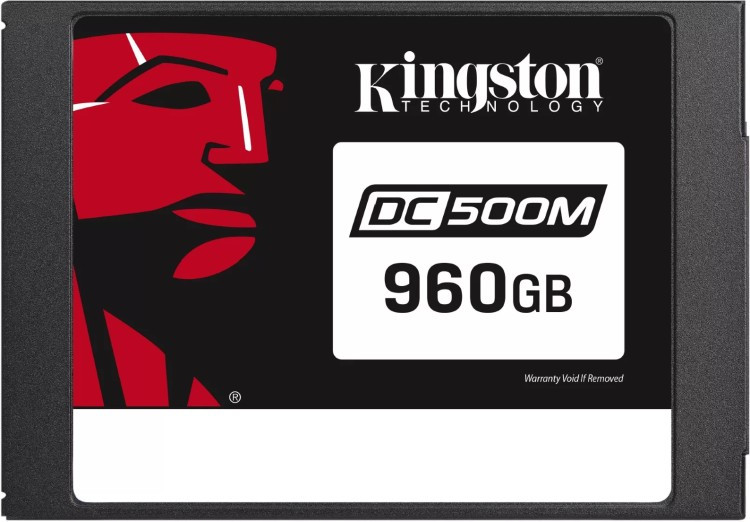 Твердотельный накопитель SSD на 960ГБ Kingston SEDC500R, SATA интерфейс, толщина 7мм