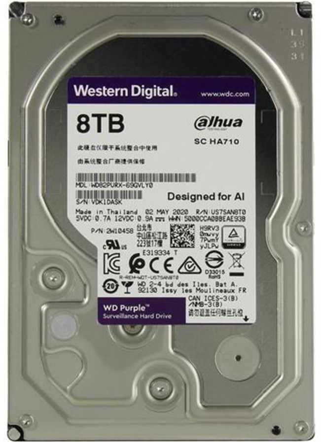 Жесткий диск Dahua WD82PURX HDD 8Tb