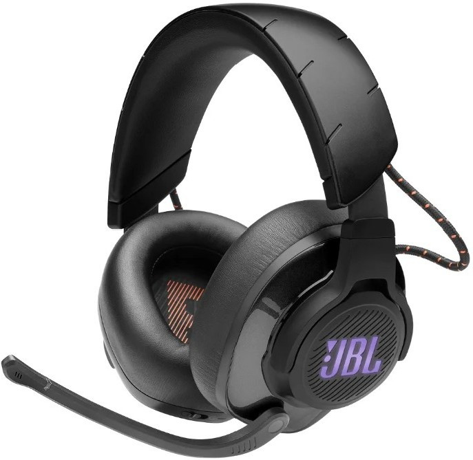 JBL Quantum 600 - Wireless Over-Ear Gaming Headset with Flip-up Mic - Black