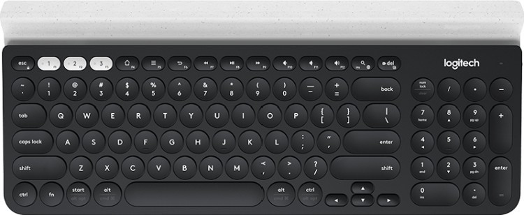 Клавиатура беспроводная Logitech K780 (DARK GREY/SPECKLED WHITE, Multi-Device, Bluetooth Smart/Logitech