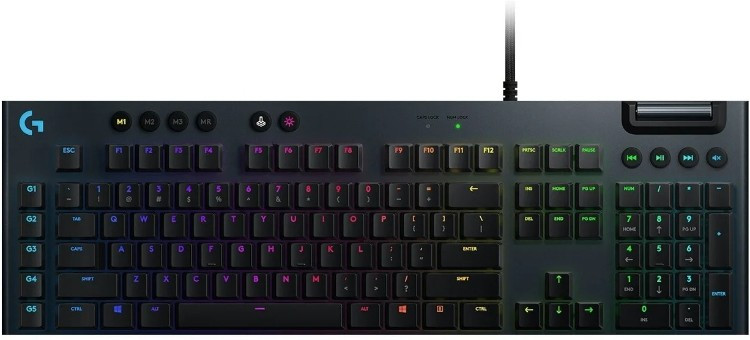 Клавиатура игровая Logitech G815 LIGHTSYNC RGB GL Linear (механическая)