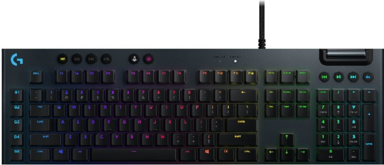 Клавиатура игровая Logitech G815 LIGHTSYNC RGB GL Tactile (механическая)