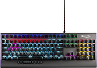 CANYON Wired multimedia gaming keyboard with lighting effect, 20pcs rainbow LED & 19pcs RGB light, Numbers