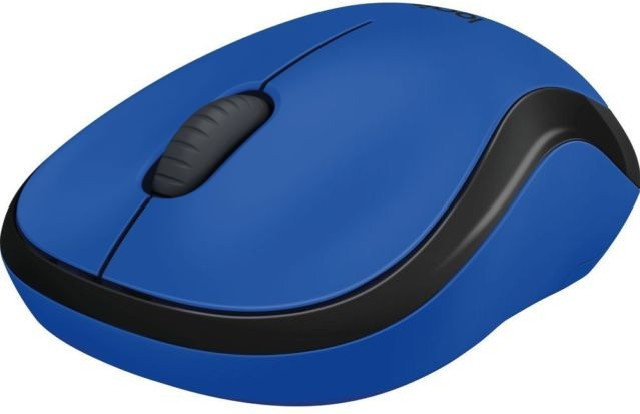 Мышь беспроводная Logitech M220 Silent Blue (синяя, оптическая, 1000dpi, 2.4 GHz/USB-ресивер, бесшумная)