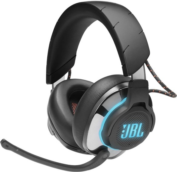 JBL Quantum 800 - Wireless Over-Ear Gaming Headset with Flip-up Mic - Black