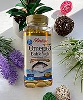 Омега 3, рыбий жир, 1380 mg, 200 капсул, Balen Турция