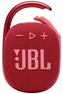 JBL Clip 4 - Portable Bluetooth Speaker with Carabiner - Red