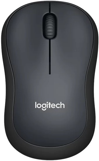 Мышь беспроводная Logitech M220 Silent Charcoal ofl (черная, оптическая, 1000dpi, 2.4 GHz/USB-ресивер,