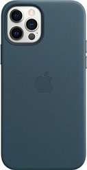 IPhone 12, 12 Pro Leather Case with MagSafe, Baltic Blue