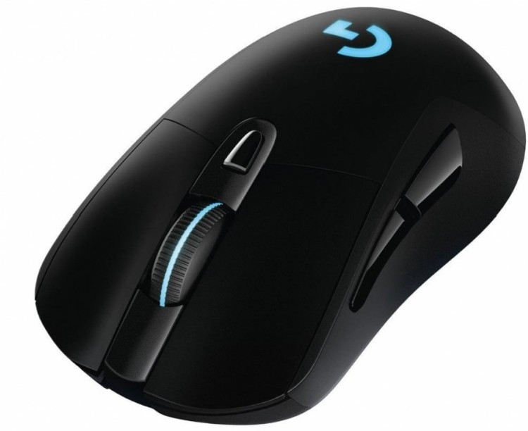 LOGITECH G703 LIGHTSPEED Wireless Gaming Mouse with HERO 16K Sensor - BLACK - 2.4GHZ - EER2